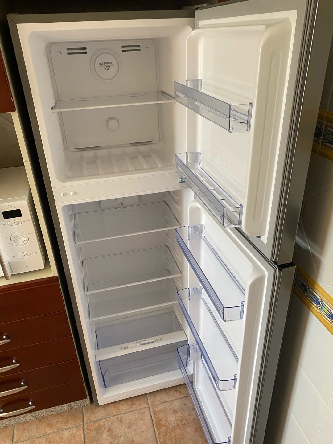 Interior of fridge